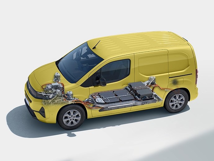 Opel Cambo E Cargo Batteria